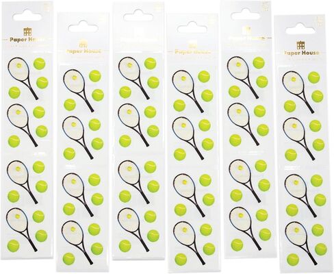 Paper House Productions Tennis Sticker Sheets Multipack (Pack of 18 Sheets) in Saudi Arabia