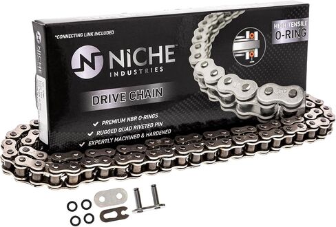 NICHE Drive Sprocket Chain Combo for Yamaha DT125 Front 16 Rear 45 Tooth 428VM-X X-Ring 112 Links in Saudi Arabia