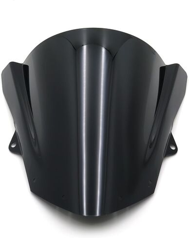 XKMT- Clear Double Bubble Windshield For ZX6R/ZX-6R 09-14 /ZX-10R 2008-2010 [P/N: XKMT-CFP-1199-3-CL] in Saudi Arabia