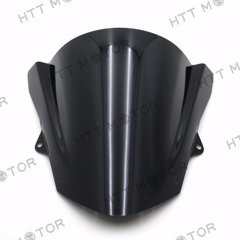 XKMT- Clear Double Bubble Windshield For ZX6R/ZX-6R 09-14 /ZX-10R 2008-2010 [P/N: XKMT-CFP-1199-3-CL] in Saudi Arabia