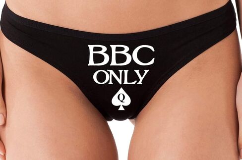 Knaughty Knickers BBC فقط ملكة البستوني من أجل سراويل داخلية كبيرة للديك الأسود in Kuwait