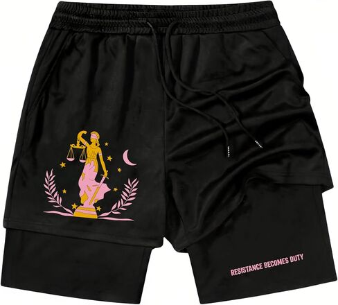 Psalms 91 Christian Short, Psalms 91 Christ Jesus Men Workout 2 in 1 Short in Saudi Arabia