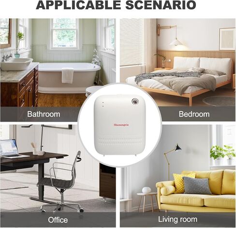 Waterless Essential Oil Diffuser – 150mL Capacity, Smart Scent Diffuser for Large Rooms,Office & Commercial Use, Covers Up to 2000 sq.ft.Aromatherapy Scent Diffuser（Battery not Included in Saudi Arabia