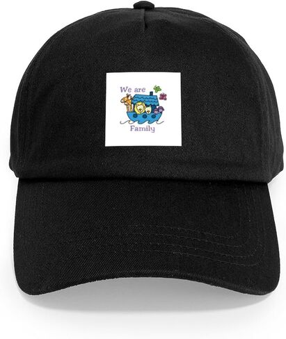 CafePress We are Family Adjustable Baseball Cap in Saudi Arabia
