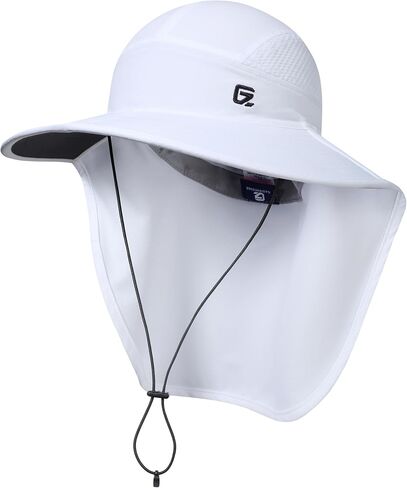 GADIEMKENSD Foldable Sun Hat with Neck Flap, UPF 50+ Wide Brim Fishing Hat for Men Women, Quick Drying and Breathable in Saudi Arabia