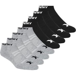 Hurley Men's 8 Pack Sport Cushioned Low Cut Socks in Kuwait