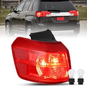 يناسب ضوء الذيل الهالوجين JSBoyat لعام 2010-2017 GMC Terrain SL/SLE/SLT الخفيف الخفيف الخفيف الخفيف التجميع OE مصباح ذيل الفرامل البديل المباشر ث/لمبة LH جانب السائق الأيسر in Saudi Arabia
