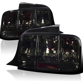 SPEC-D TUNING Smoke Sequential Tail Lights Compatible with 2005-2009 Ford Mustang, Left + Right Pair Assembly in Saudi Arabia