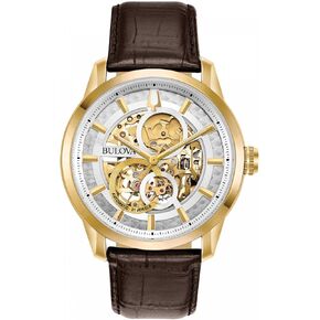 Bulova Automatic Sutton trendy time watch code 97A138, Strap in Saudi Arabia