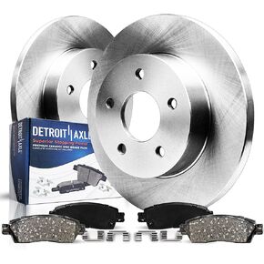 Detroit Axle - Rear Brake Kit for Ford 2020-2022 Escape Lincoln Corsair, 2021 Bronco Sport, Disc Brakes Rotors Ceramic Brake Pads with Hardware Replacement : 11.89" inch Rotor in Saudi Arabia