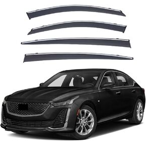 أقنعة النوافذ لـ Cadillac CT5 2019-2025 Diplectors إضافية تتنفيث من حماية الطقس في الظل ، وينكببرات النافذة على ضوضاء الرياح in Saudi Arabia