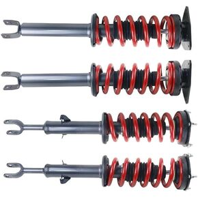 Front Rear Air Suspension to Complete Strut w/Coil Spring Shock Conversion Kit Replacement for Audi A8 D3（4E）2002 2003 2004 2005 2006 2007 2008 2009 2010 Driver and Passenger Side - Brhaspatip in Saudi Arabia