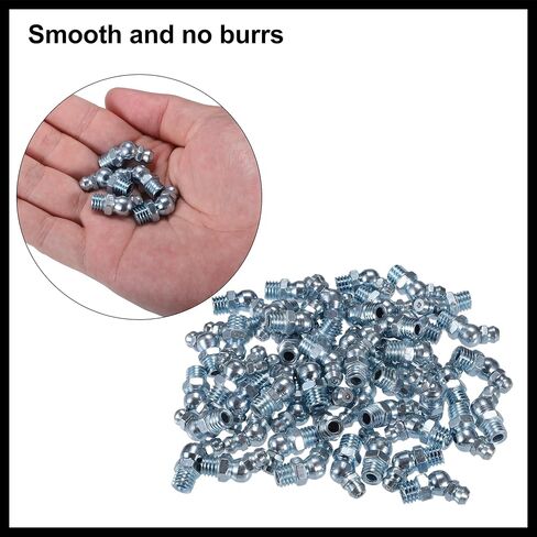 50 PCS M8x1.25 شحوم Nipple Fitting Bend 45 درجة زاوية شحوم الصلب zerk محول تركيب السيارات للسيارات توسيقية ميكانيكية مادة دائمة in Saudi Arabia