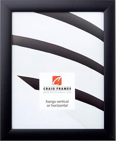 Craig Frames 1WB3BK 24 by 32-Inch Picture Frame, Smooth Wrap Finish, 1-Inch Wide, Black in Saudi Arabia