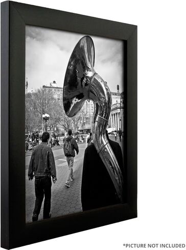 Craig Frames 1WB3BK 24 by 32-Inch Picture Frame, Smooth Wrap Finish, 1-Inch Wide, Black in Saudi Arabia