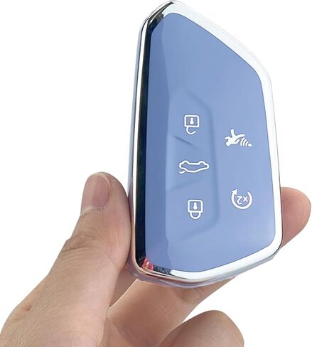 Key Fob Cover Case Compatible with VW Golf 8 ID.3 ID.4 MK4 Tarraco Ateca Skoda Octavia Accessories in Saudi Arabia