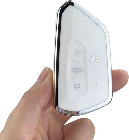 Key Fob Cover Case Compatible with VW Golf 8 ID.3 ID.4 MK4 Tarraco Ateca Skoda Octavia Accessories in Saudi Arabia