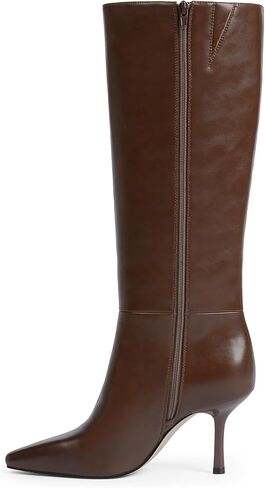 Modatope Knee High Boots Women Square Toe Stiletto Tall Boots Side Zipper Boot for Women in Kuwait