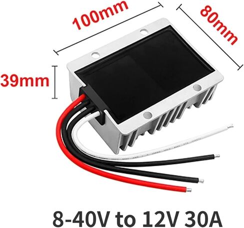 1pcs 8-40V/36V to 12V 30A 25A 20A 15A 10A 6A 4A 3A DC DC Power Converter Automatic Buck-Boost 12V Voltage Power Supply(8-40V to 12V 3A) in Saudi Arabia