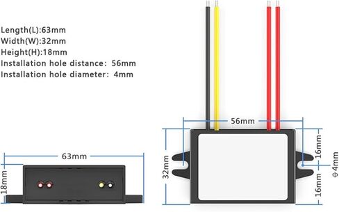 1PC AC12V إلى DC12V AC إلى ACTERTER AC10-20V إلى DC12V مراقبة إمدادات الطاقة (AC12V إلى DC12V 3A_DC12V) in Saudi Arabia