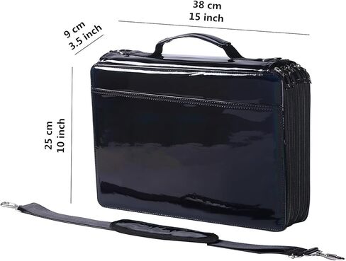 Shulaner 500 Colored Pencil Case Organizer with Zipper Large Capacity Flower Pen Holder Bag for Artist (Gradient Circle, Large Slots) in Kuwait