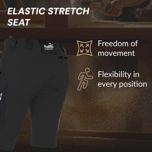 Puma Workwear Pro One Men's Tactical Cargo Shorts ، و DAENTING 4-Way Estrity Estilit in Kuwait