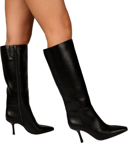 Modatope Knee High Boots Women Square Toe Stiletto Tall Boots Side Zipper Dressy Boot for Women in Kuwait