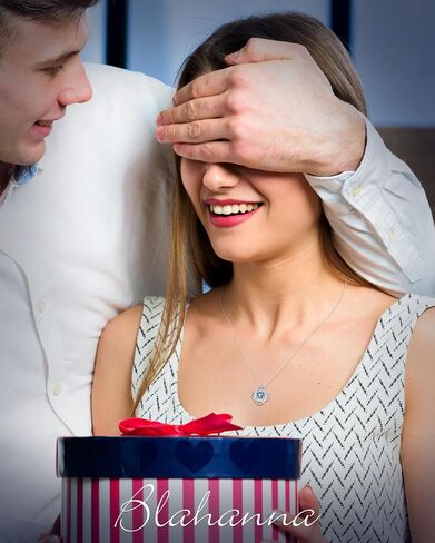 Birthday Gift for Women Birthstone Necklace - S925 Sterling Silver Moissanite Pendant, Valentines/Mother's Day Gift, Infinity Knot Heart Charm in Saudi Arabia