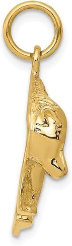 سحر الدب الذهبي الصفراء الصلب 14K (0.79 × 0.98 بوصة) in Saudi Arabia