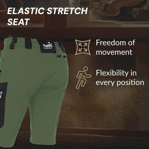 Puma Workwear Pro One Men's Tactical Cargo Shorts ، و DAENTING 4-Way Estrity Estilit in Saudi Arabia