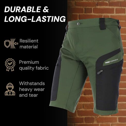 Puma Workwear Pro One Men's Tactical Cargo Shorts ، و DAENTING 4-Way Estrity Estilit in Saudi Arabia