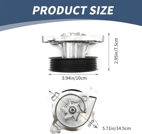 210103TA0B Water Pump with Gasket Kit, Replacement for Nissan Altima Murano Pathfinder Rogue 2.5L L4 2013-2020, Replacement for Infiniti QX60 2.5L L4 2014-2017 in Saudi Arabia
