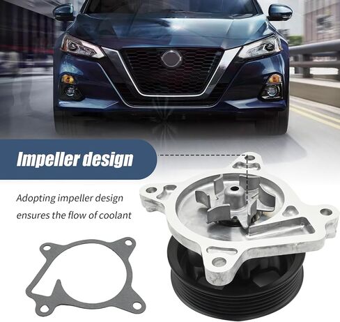 210103TA0B Water Pump with Gasket Kit, Replacement for Nissan Altima Murano Pathfinder Rogue 2.5L L4 2013-2020, Replacement for Infiniti QX60 2.5L L4 2014-2017 in Saudi Arabia