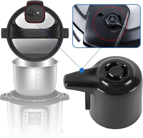 مقبض تحرير البخار صمام البخار للوعاء الفوري Duo Nova، Duo Gourmet 6 qt، DUO CRISP AF 8، Ultra 3، 6، 8 qt، Viva 6 Quart، ملحقات قطع غيار صمام طنجرة الضغط in Kuwait