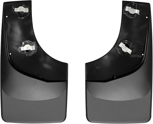 WeatherTech Custom No Drill Splash Guard MudFlaps for Ford F-150 - Front Pair (110003), Black in Saudi Arabia