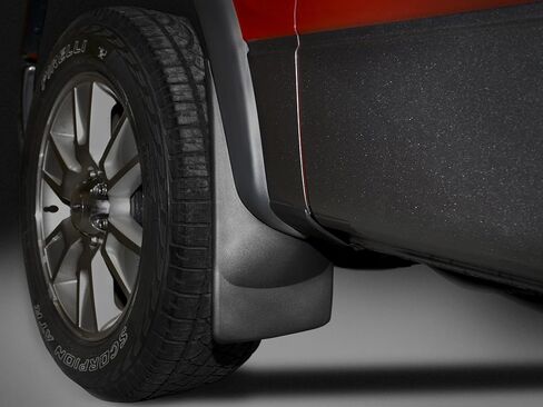WeatherTech Custom No Drill Splash Guard MudFlaps for Ford F-150 - Front Pair (110003), Black in Saudi Arabia