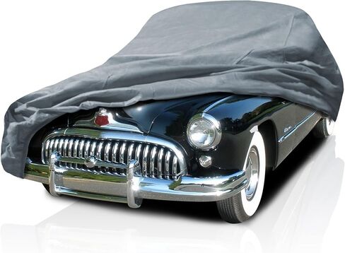 5 Layer Car Cover for Buick Skylark 1966-1971 Coupe 2-Door Breathable Full Coverage Semi Custom Fit Car Cover, Outdoor All Weather Protection in Saudi Arabia