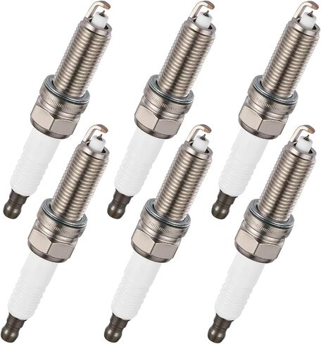 BDFHYK 4024102498 Iridium Spark Plugs متوافقة مع Jeep Wrangler 2012-2017 3.6L 3604CC 220CU. في. V6 غاز DOHC بشكل طبيعي ، مجموعة من 6 in Kuwait