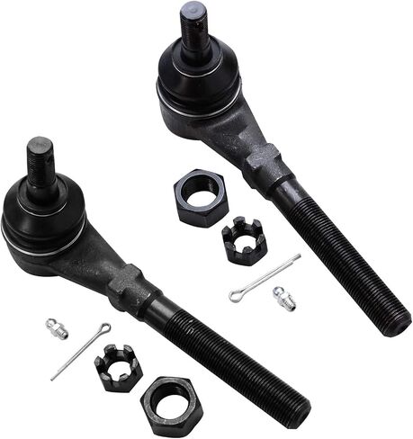 Detroit Axle-4WD Front Link Kit 10PC Ford F-150 F-250 Expedition Lincoln Navigator ، 2 ذراع التحكم العليا مع مفاصل الكرة 2 مفاصل الكرة السفلى 2 قضبان الترجيع 4 قضبان التعادل in Kuwait