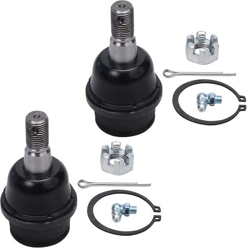 Detroit Axle-4WD Front Link Kit 10PC Ford F-150 F-250 Expedition Lincoln Navigator ، 2 ذراع التحكم العليا مع مفاصل الكرة 2 مفاصل الكرة السفلى 2 قضبان الترجيع 4 قضبان التعادل in Kuwait