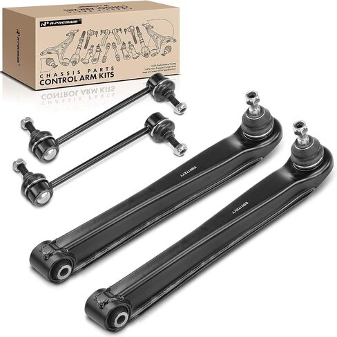A-Premium Set of 4, Rear Lower Forward Control Arm, Sway Bar Link, Compatible with Hyundai Sonata 1999-2005, XG300 2001, XG350 2002-2005, Kia Optima 2001-2005 in Saudi Arabia