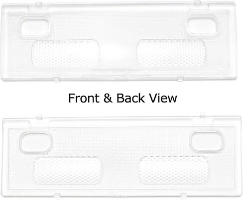 iJDMTOY One-Piece Interior Overhead Front Map/Dome Light Cover Lens Replacement, Compatible with Chevrolet Tahoe Suburban Silverado Avalance GMC Envoy Yukon Sierra Cadillac Escalade in Saudi Arabia