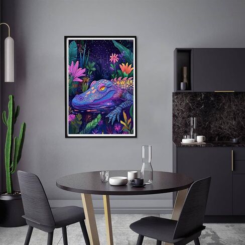 Yomiie 5D Letter Welcome Diamond Painting Kits for Adults, Paint with Diamonds Art Bouquets DIY Full Round Drill Kits, Embroidery Rhinestone Diamond Crystal Craft Canvas Home Wall Decor 30x40 cm in Saudi Arabia