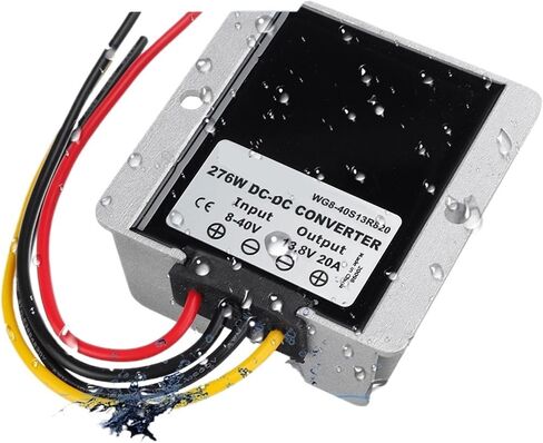 1pcs 8-40V 12V 24V to 13.8V 5A 10A 15A 20A Boost Power Converter Step-Up Step-Down Voltage Regulator Stabilizer(8-40V to 13.8V 20A) in Saudi Arabia