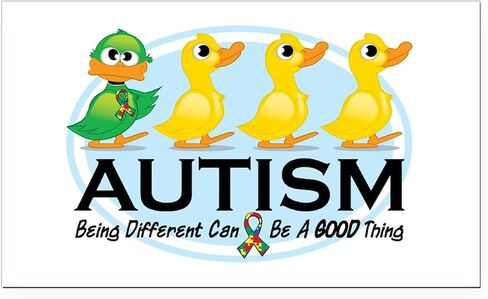 CafePress Autism Ugly Duckling Rectangle Car Bumper Magnet in Saudi Arabia