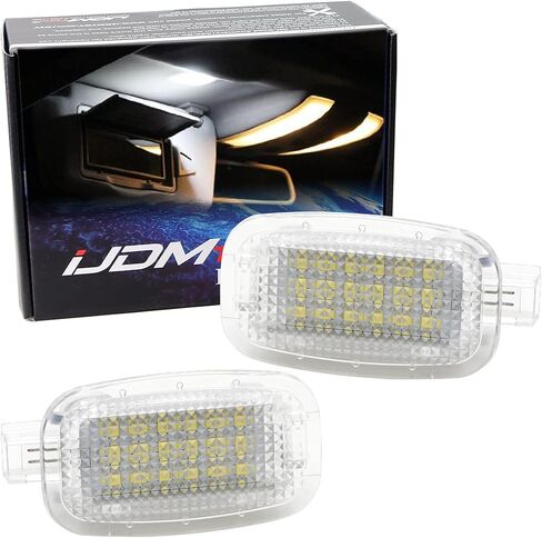 iJDMTOY Aqua Ice Blue LED Side Door Courtesy Lamp Compatible With Mercedes-Benz C E S R G ML CL SL GL GLK Class, OEM Replacement as Footwell, Vanity Mirror, Trunk or Glovebox Lights in Saudi Arabia