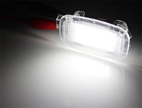 iJDMTOY Aqua Ice Blue LED Side Door Courtesy Lamp Compatible With Mercedes-Benz C E S R G ML CL SL GL GLK Class, OEM Replacement as Footwell, Vanity Mirror, Trunk or Glovebox Lights in Saudi Arabia
