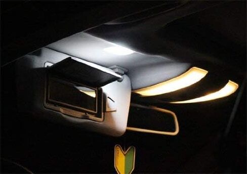 iJDMTOY Aqua Ice Blue LED Side Door Courtesy Lamp Compatible With Mercedes-Benz C E S R G ML CL SL GL GLK Class, OEM Replacement as Footwell, Vanity Mirror, Trunk or Glovebox Lights in Saudi Arabia