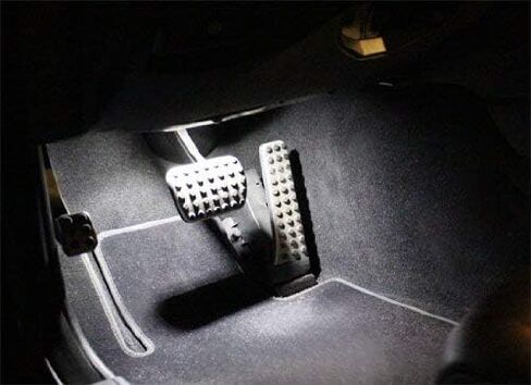 iJDMTOY Aqua Ice Blue LED Side Door Courtesy Lamp Compatible With Mercedes-Benz C E S R G ML CL SL GL GLK Class, OEM Replacement as Footwell, Vanity Mirror, Trunk or Glovebox Lights in Saudi Arabia