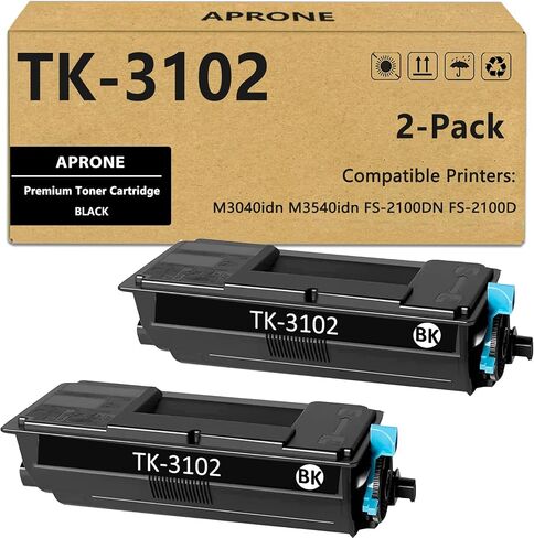 خرطوشة حبر TK3122 TK-3122 متوافقة مع TK-3122 1T02L10US0 لـ ECOSYS FS-4200DN M3550idn (21500 صفحة، أسود، عبوتان) in Kuwait